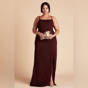 NWT Birdy Grey Ash Dress in Crepe Cabernet